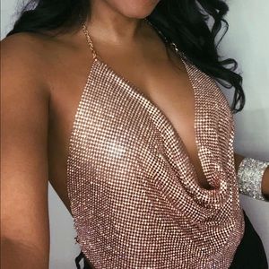 Rose Gold Jewelry Chain Top (S,M, L available)